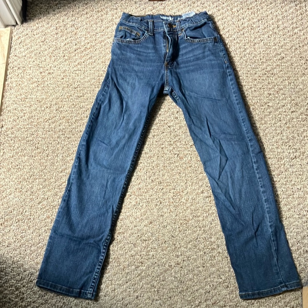 Wrangler jeans straight cut Boy’s sz 12 SLIM